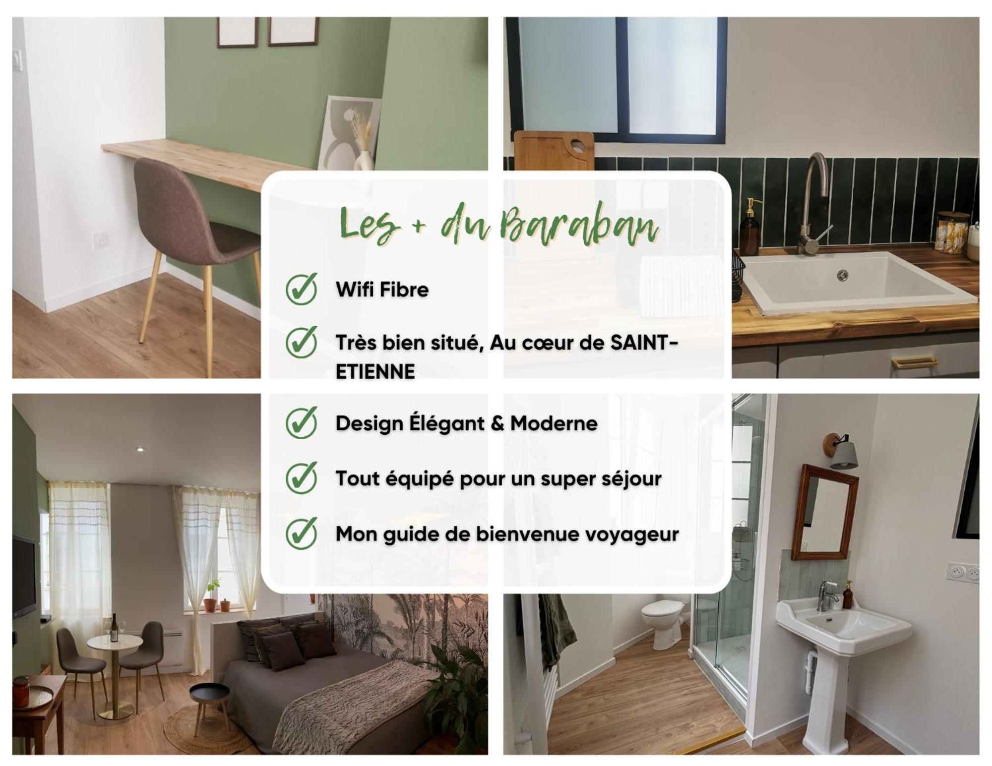 Le Baraban : Cocon Hypercentre Apartamento Saint-Etienne  Exterior foto